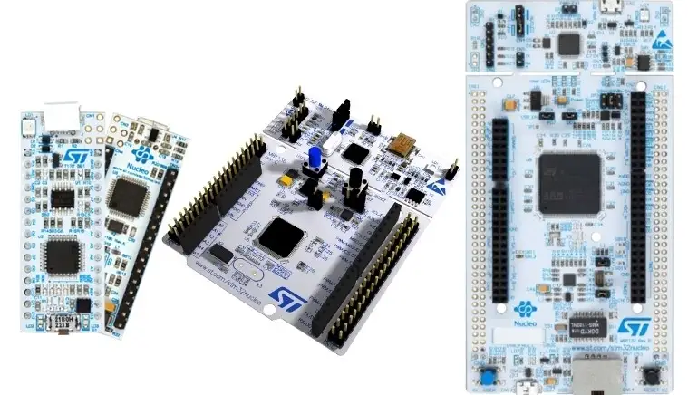 What are the differences between nucleo development boards?